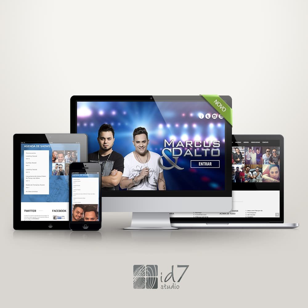 Website Onepage Marcus e Dalto