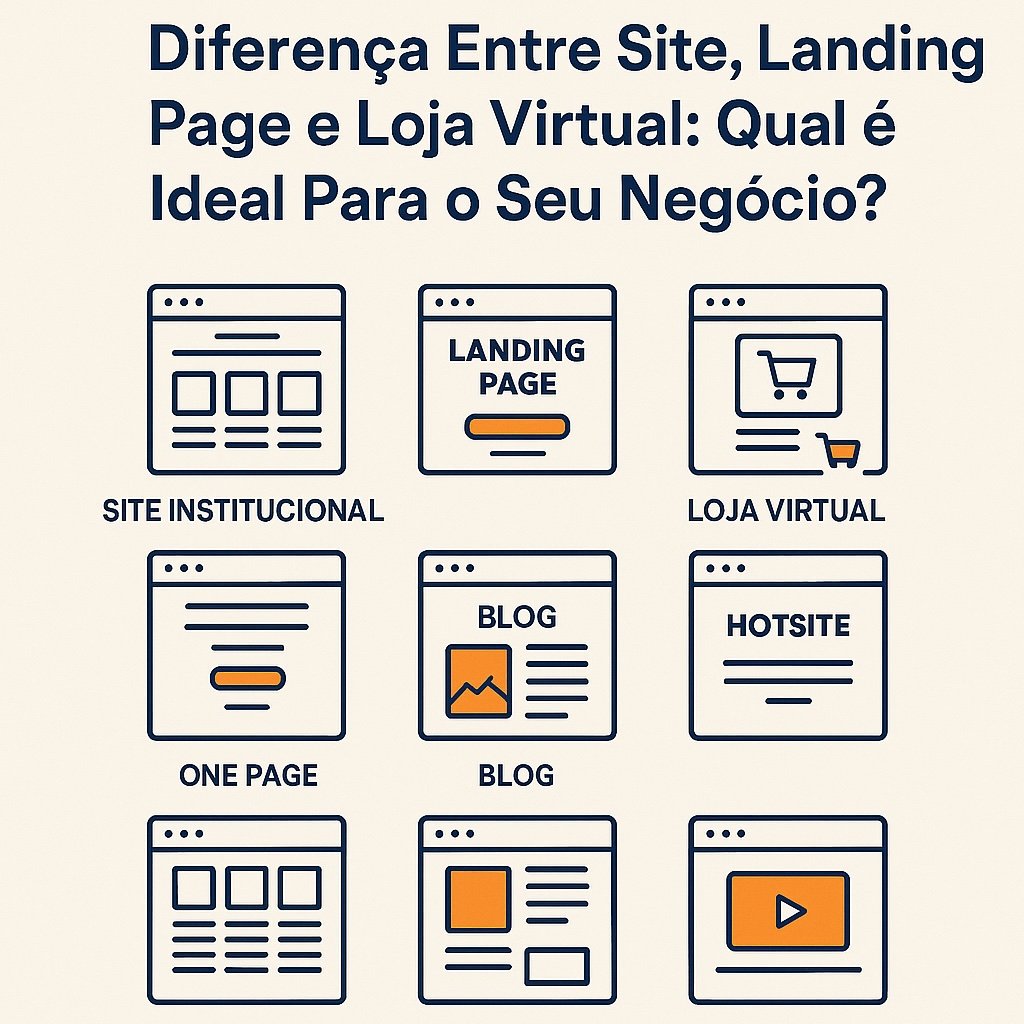 Tipos de Site Desenvolvimento