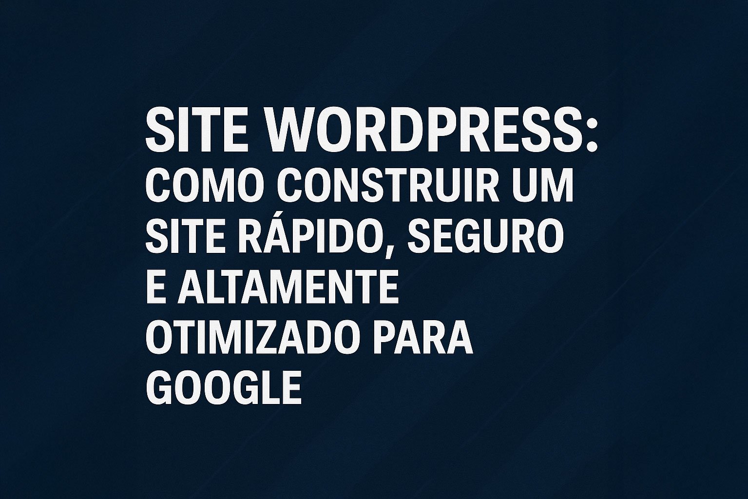 Criação de Site em WordPress